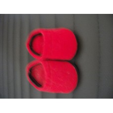 Dolls slippers red for 18 inch