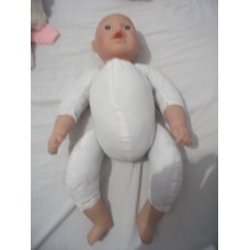 Soft calico covered body doll 18 inch with voice box