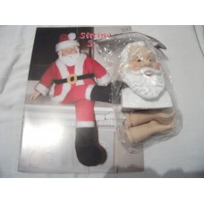 Sitting Santa Craftime Pattern with dolls head and arms. 