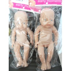 Dolls World Early Moments 16Inch Bathable Twin Boy Dolls