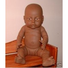 PETERKIN NEWBORN VINYL ETHNIC GIRL DOLL 16 inch
