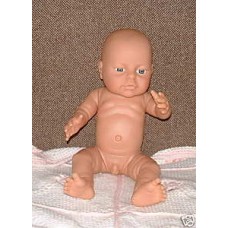 PETERKIN NEWBORN WHITE BOY DOLL VINYL 41 Cms / 16