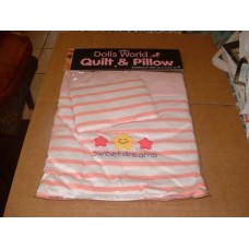 DOLLS WORLD QUILT & PILLOW