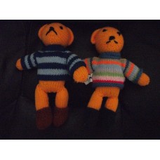 Hand Knitted Teddy.