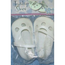 White sandals to fit 18inch Springfield doll