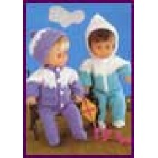 TWO TONE PRAM SET ASSORTED SIZES